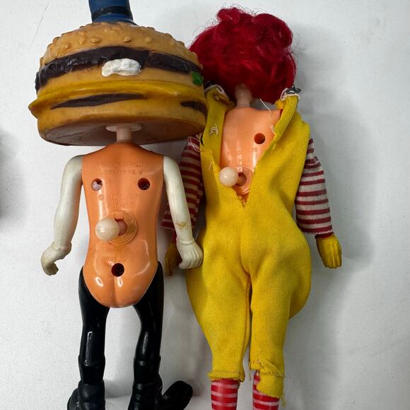 Vtg 1976 Remco McDonald's McDonaldland Figured Big Mac (no clothing) & Ronald - Picture 8 of 9